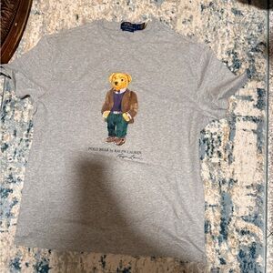 Ralph Lauren Gray Polo Bear T-Shirt